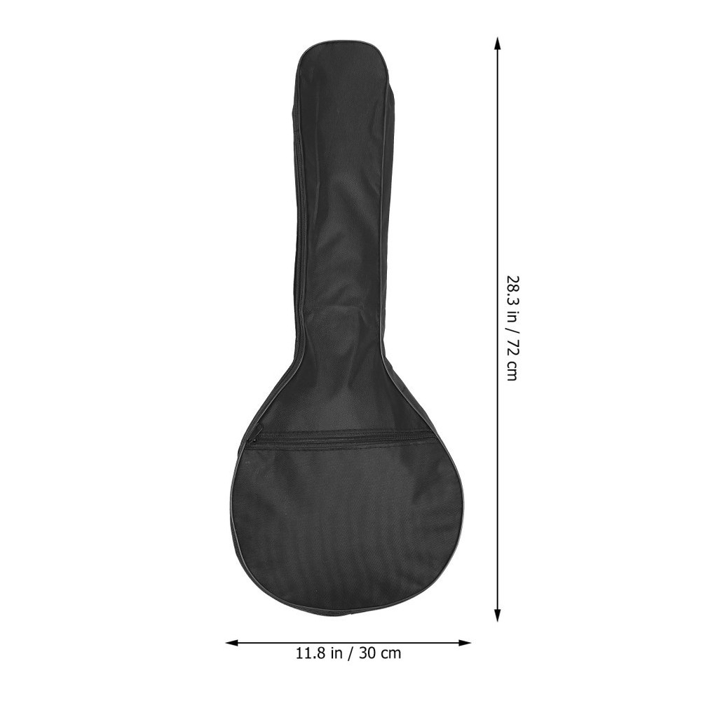 Mandolin Backpack Soft Strap Bag Guitar Pouch with Pockets Case for