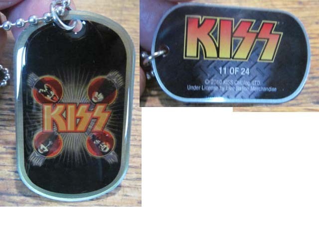 Kiss Limited Edition Dog tag 11 of only 24 Ace Gene etc. 2010