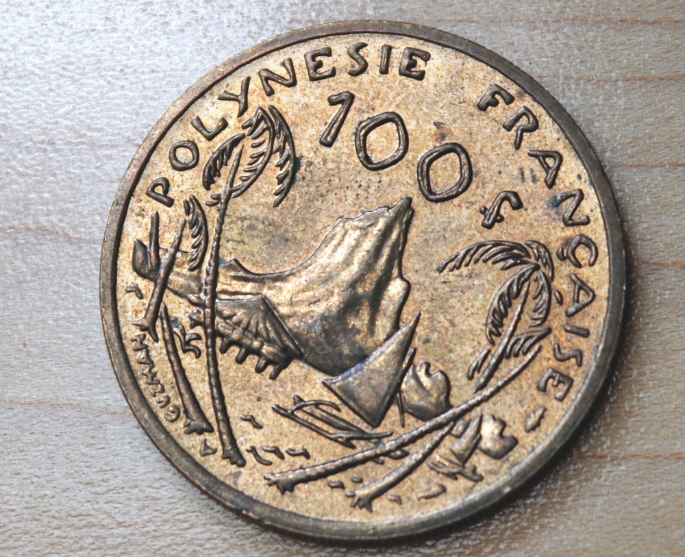 1988 French Polynesia 100 Francs