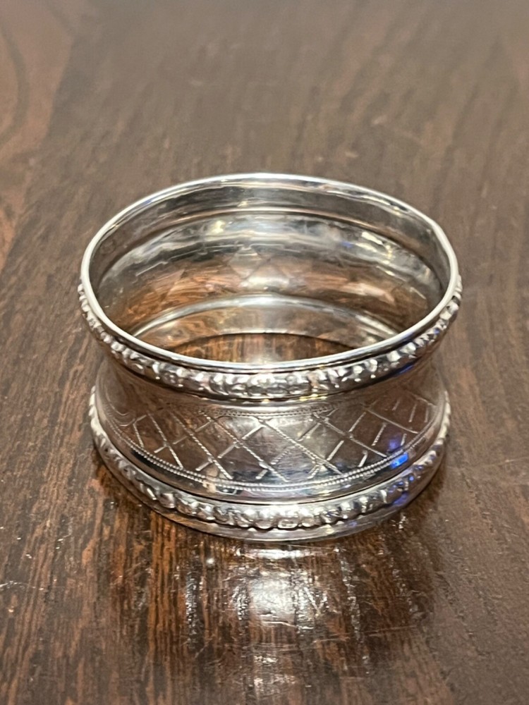 Antique French Silver Napkin Ring