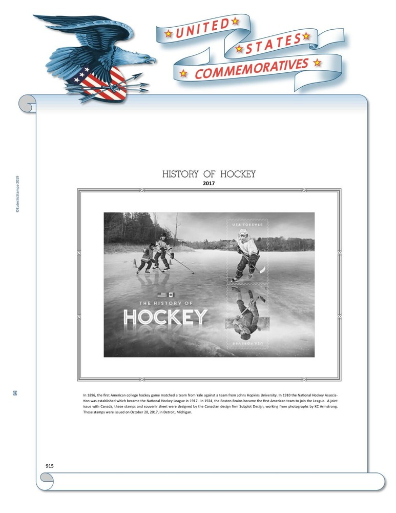 2017 U.S. Commemorative Singles COMPLETE Supplement (White Ace Alternative)