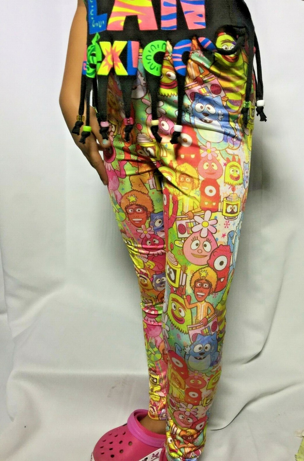 Yo Gabba Gabba leggings GIRLS Yo Gabba Gabba Nick Jr. CHILDREN AND ADULT SIZE!!