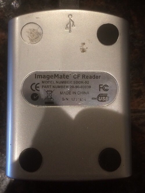 Sandisk sddr-92 CF card reader