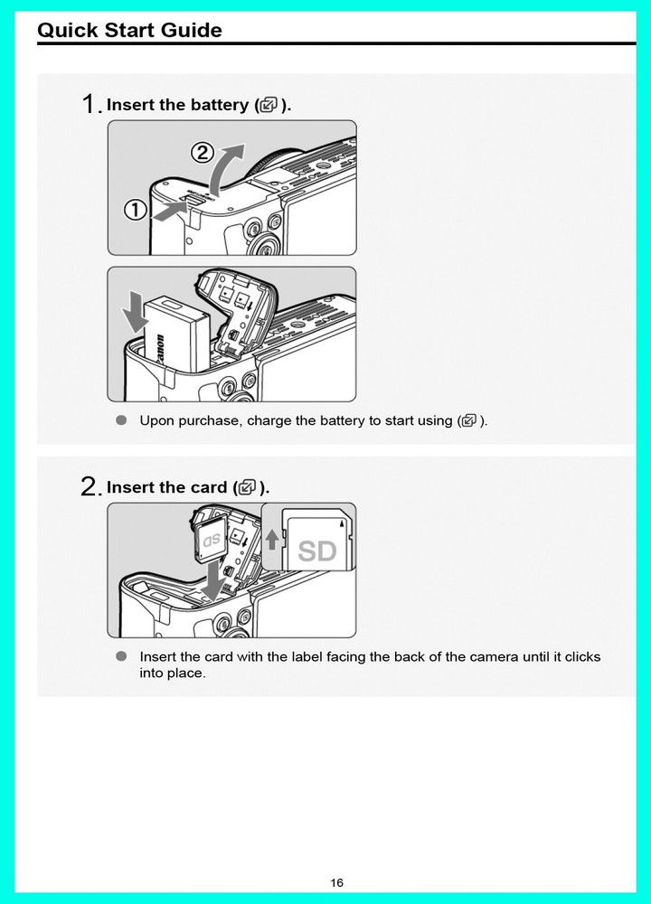 Canon EOS R8 Instruction Owners Manual EOSR8 Book Advanced User Guide
