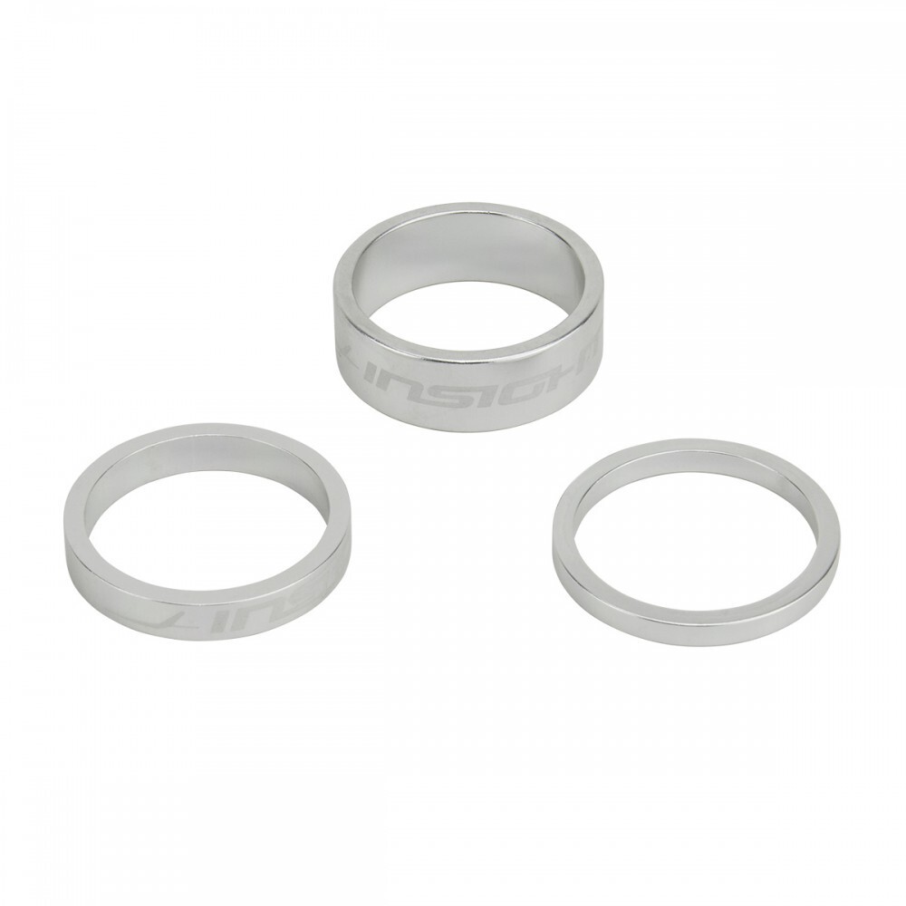 INSIGHT BMX HEADSET SPACERS 1" SILVER