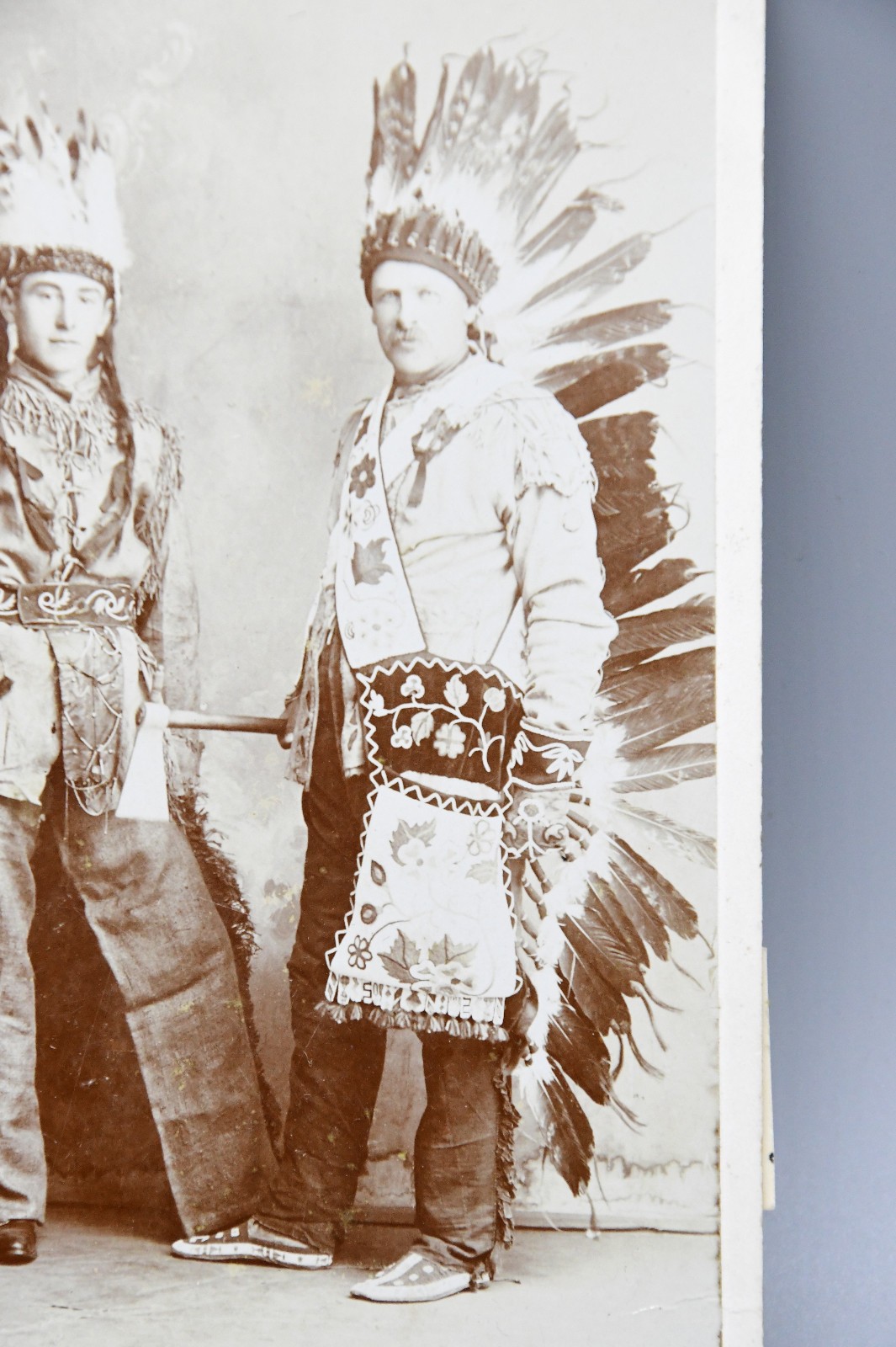 Sioux Green Beaded Moccasins Native American Strong Provenance