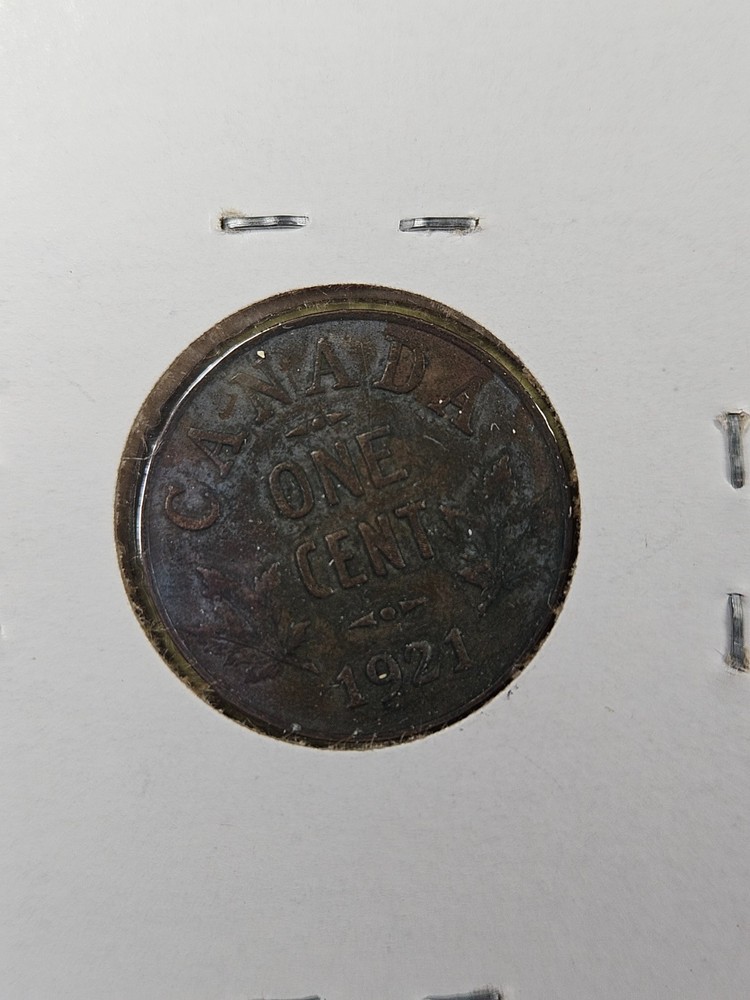 COINS - CANADA - 1 CENT 1921