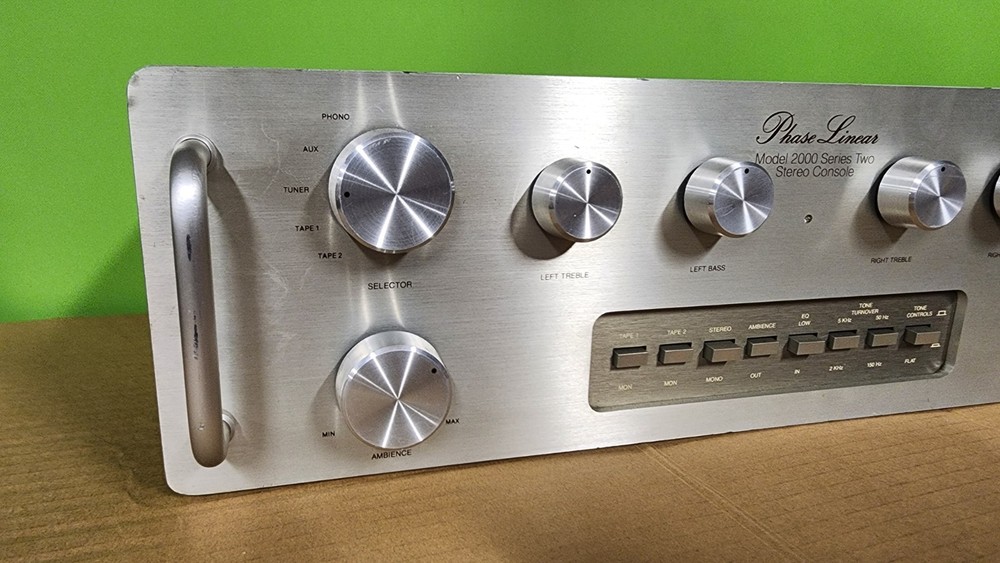 Vintage Phase Linear Model 2000 Series Two Console Preamp Preamplifier Works