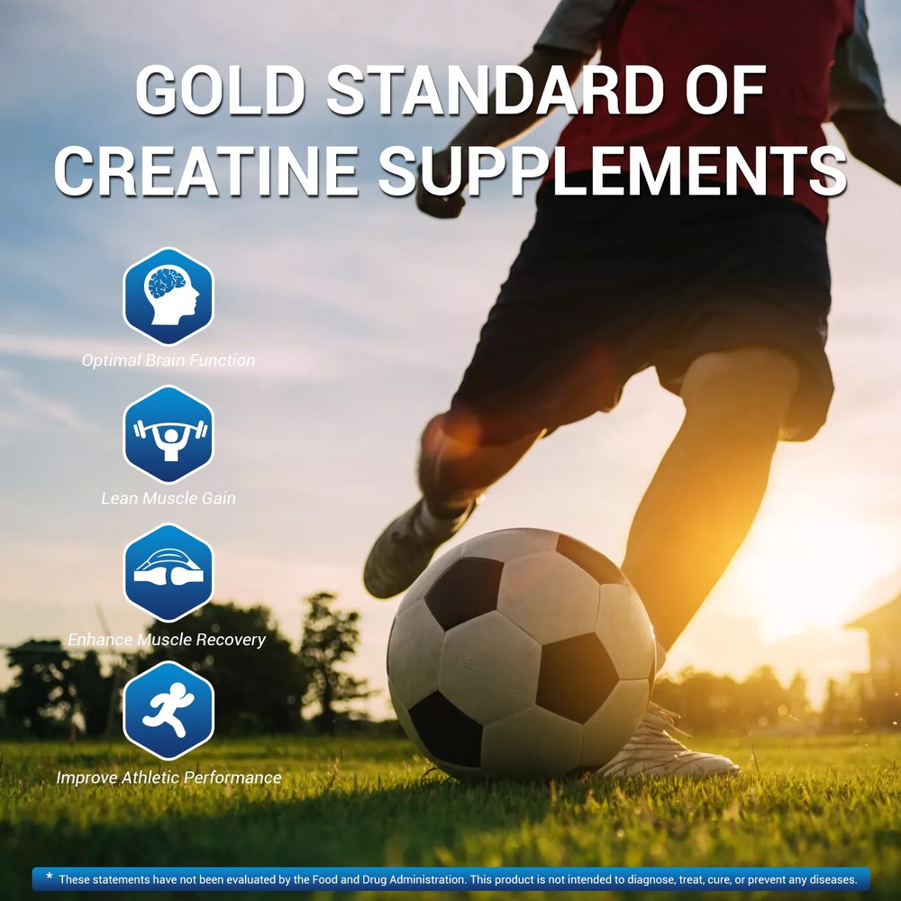 5Lbs Pure Micronized Creatine Monohydrate Powder - Unflavored 5g per Serving -US