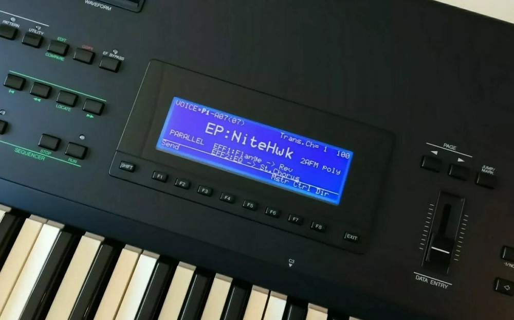 Yamaha SY-77 SY-99 Custom (Negative) LED Display !