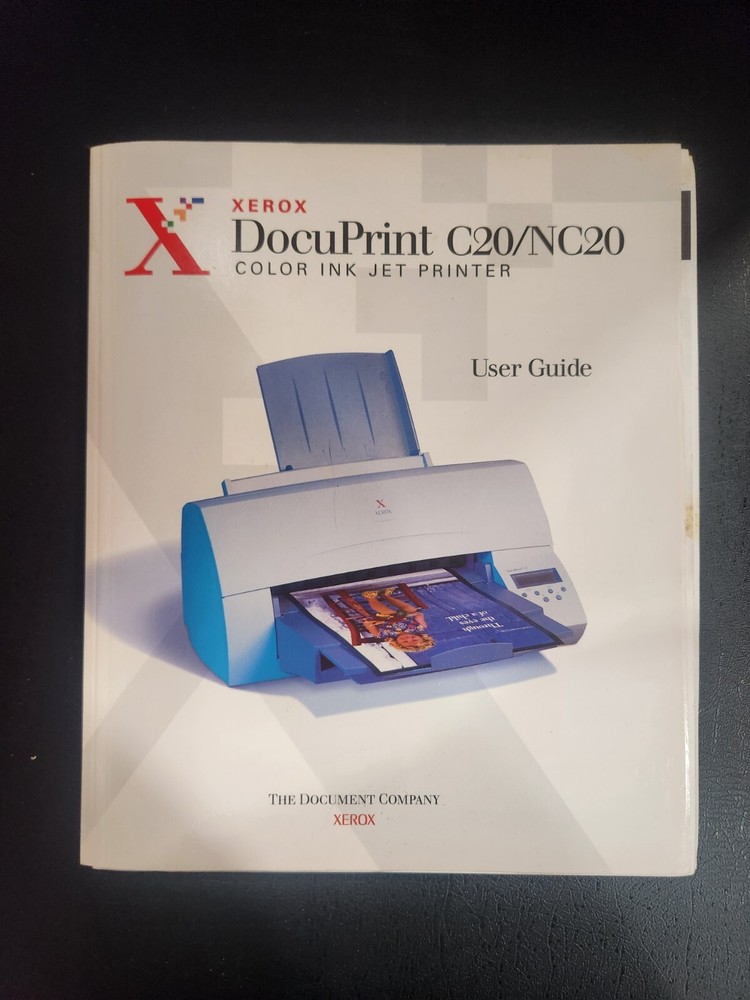 Xerox DocuPrint C20/NC20 Color Ink Jet Printer User Guide
