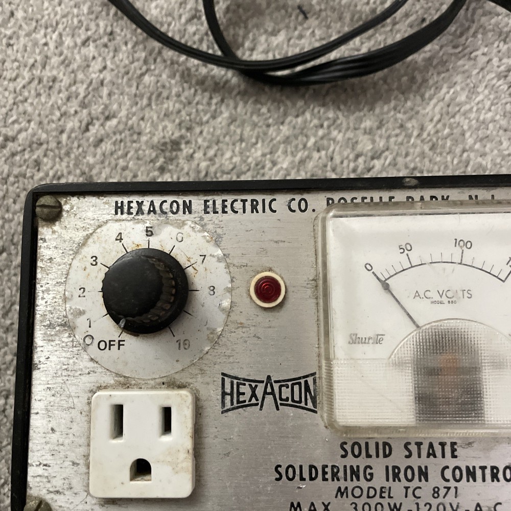 stained glass supplies Hexacon Solid State Soldering Iron Control
