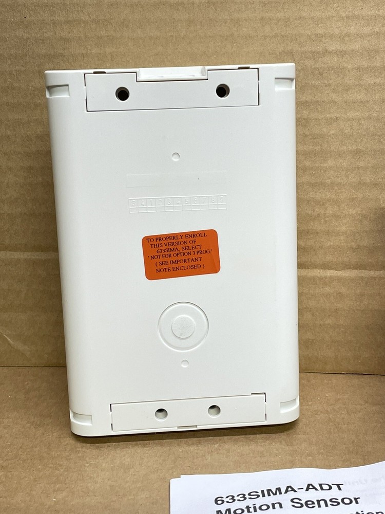 GE 633SIMA-ADT Mirror Optic PIR 200’ Range/Wide Angle 4D Processing Security