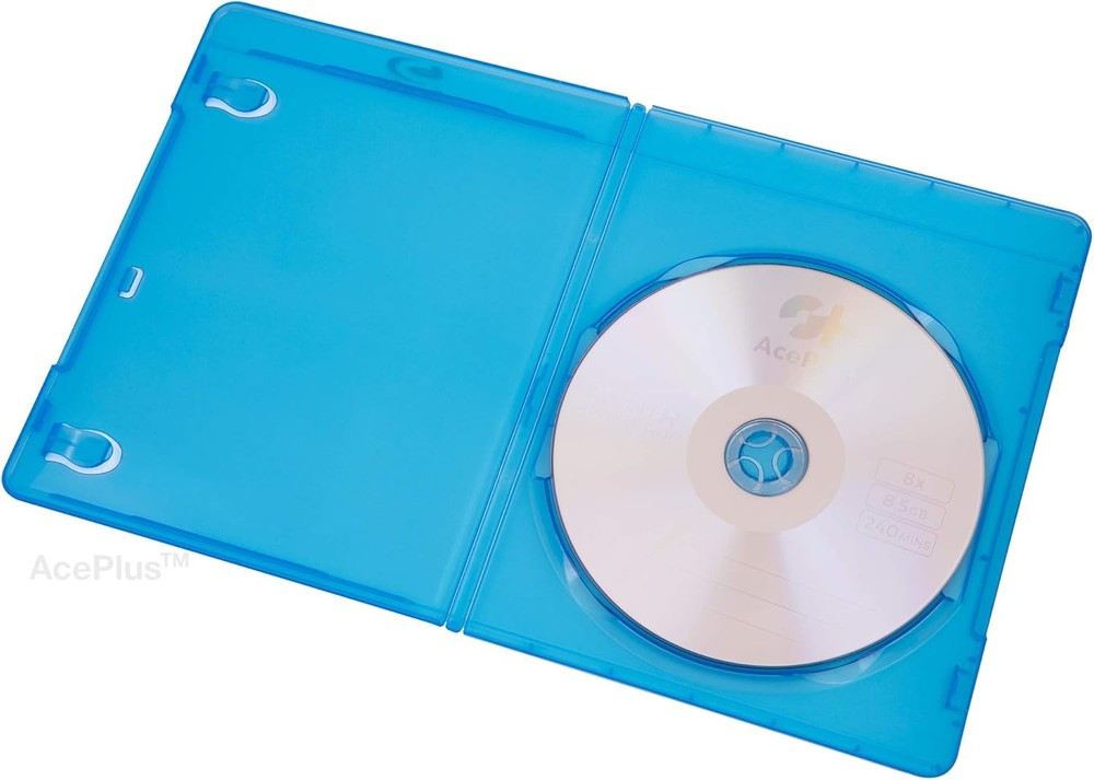 Slim Single Blu-ray Cases in 6mm Ultra Thin Thickness for Disc...