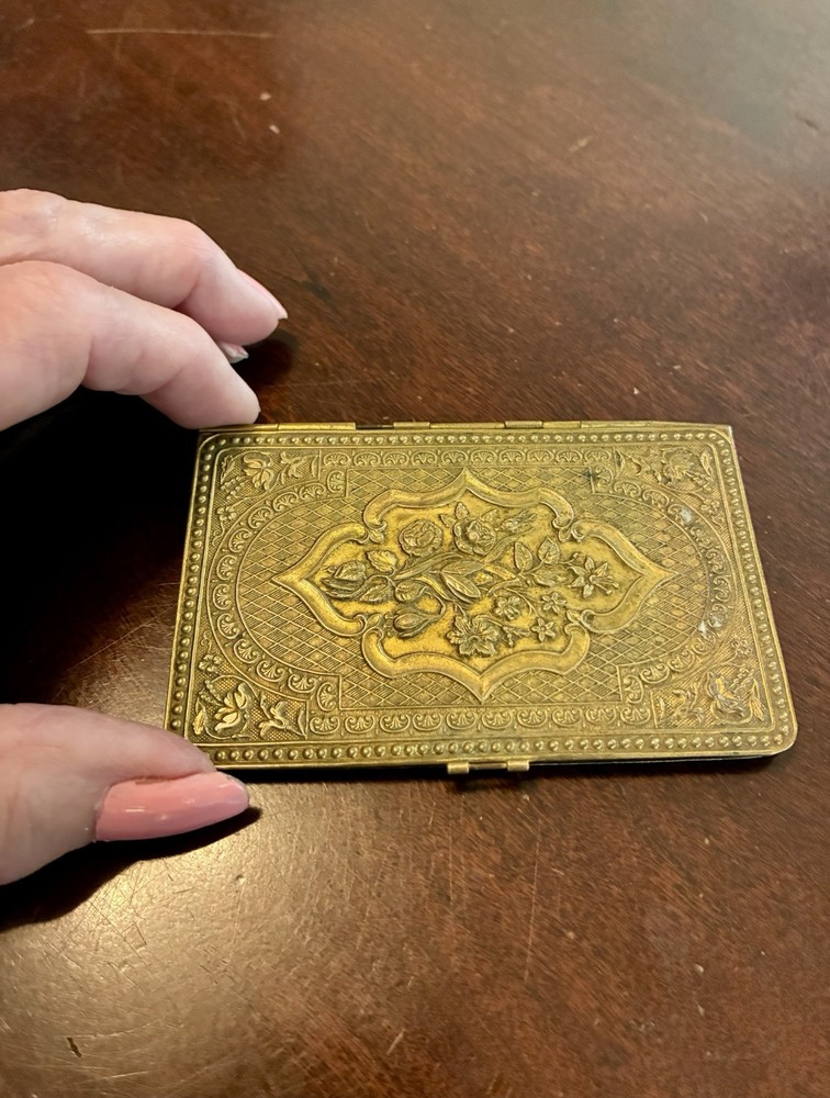 Antique Folding Needle Case Dated 1869 William Lewis Redditch