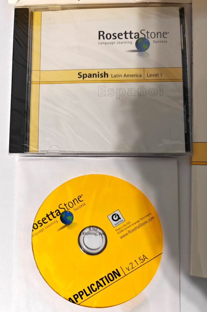 Rosetta Stone Latin American Spanish Level 1 Set Language Learning Personal Ed.