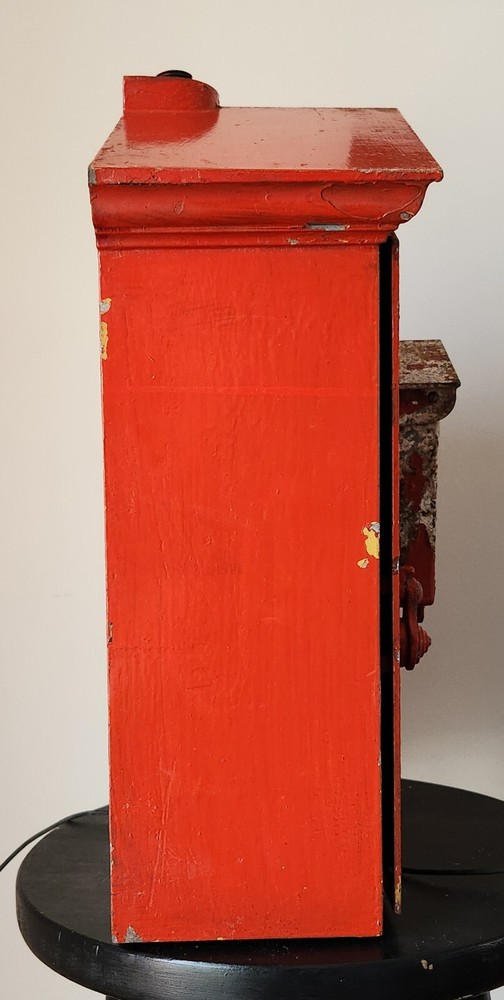 Vintage SAFA Fire Alarm Box For Restoration Matching Code Wheel & Plate #
