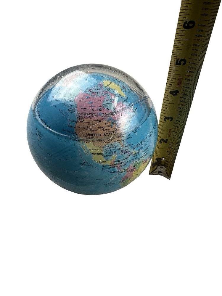 MOVA Solar Rotating EARTH Globe 4.5" No Stand (AS-IS Doesnt Spin)