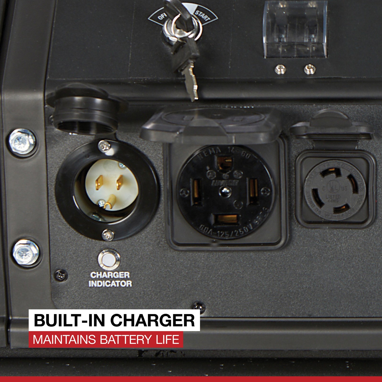 NorthStar Quiet Armor Commercial-Grade Portable Generator, Honda GX690 V-Twin