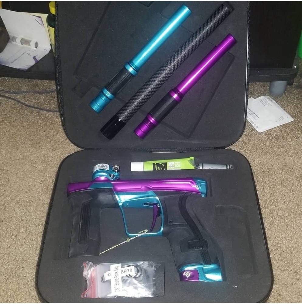 Planet Eclipse CS2 Destiny Electronic Paintball Marker Gun W/ Case & Extras