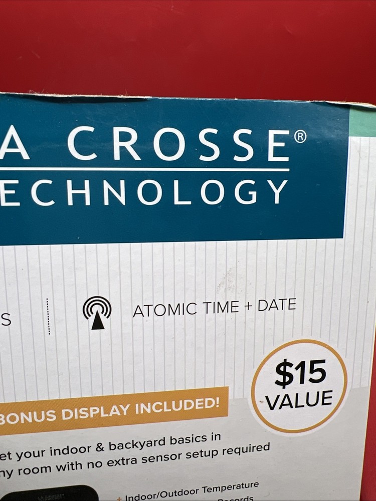 La Crosse Technology Wireless Weather Station with Atomic Time + Date