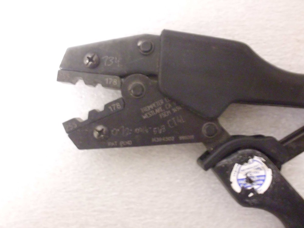 Trompeter Electronics CT4L Crimping Tool with Attached Teeth