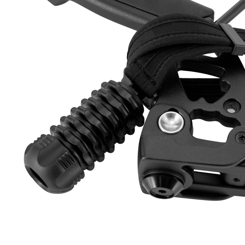 Black Right-Hand Compound Bow Kit for Beginners - Adjustable 30-55 lbs