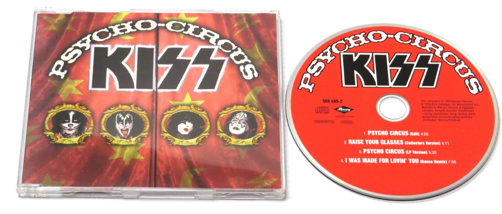 KISS PSYCHO CIRCUS PROMOTIONAL 4 TRACK EP COMPACT DISC 1998 OFFICIAL MERCURY USA