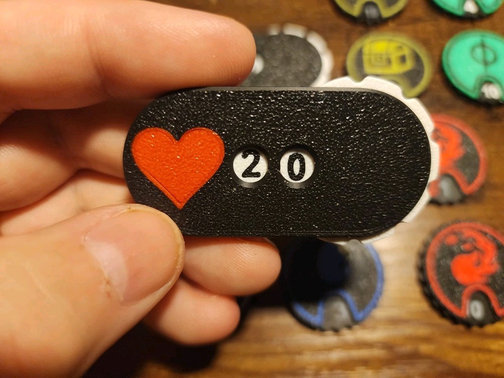 Magic the Gathering Simple Spinning Counters and Tokens