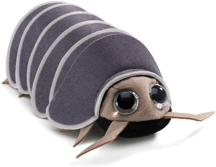 Mini Roly Poly Finger Puppet, Gray