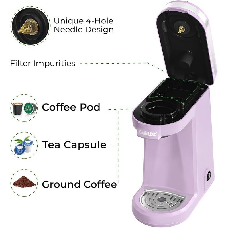Mini Coffee Maker Capsule Single Serve Lightweight Portable Brewing Machine New