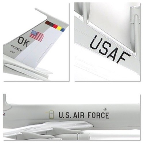 E-3 Sentry 1/200 scale Diecast Metal Aircraft Model Kit with Stand Military Airc