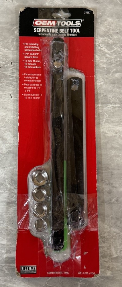 OEMTOOLS 24687 Serpentine Belt Tool Set