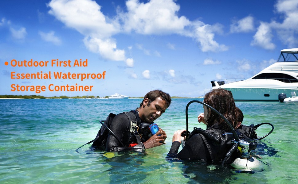 Waterproof Car Key Holder FOB Case Keychain Dry Storage Box for Swimming Diving