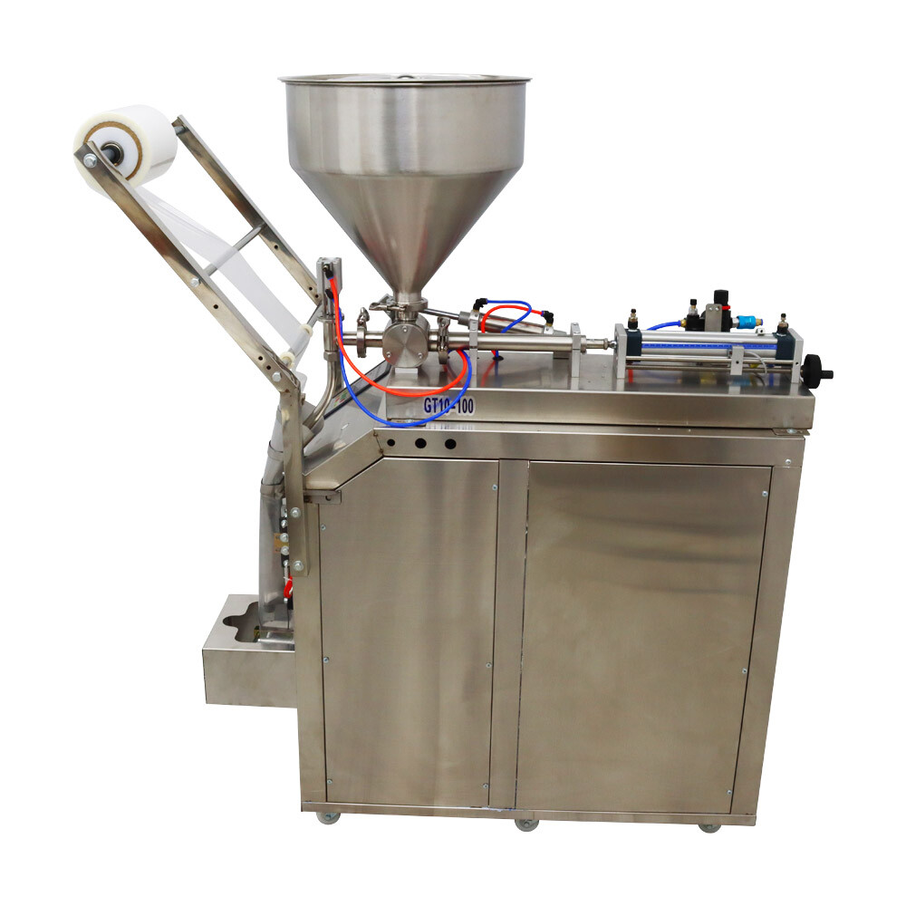 110V 10-100ml Automatic Quantitative Sauce Paste Liquid Filler Packing Machine