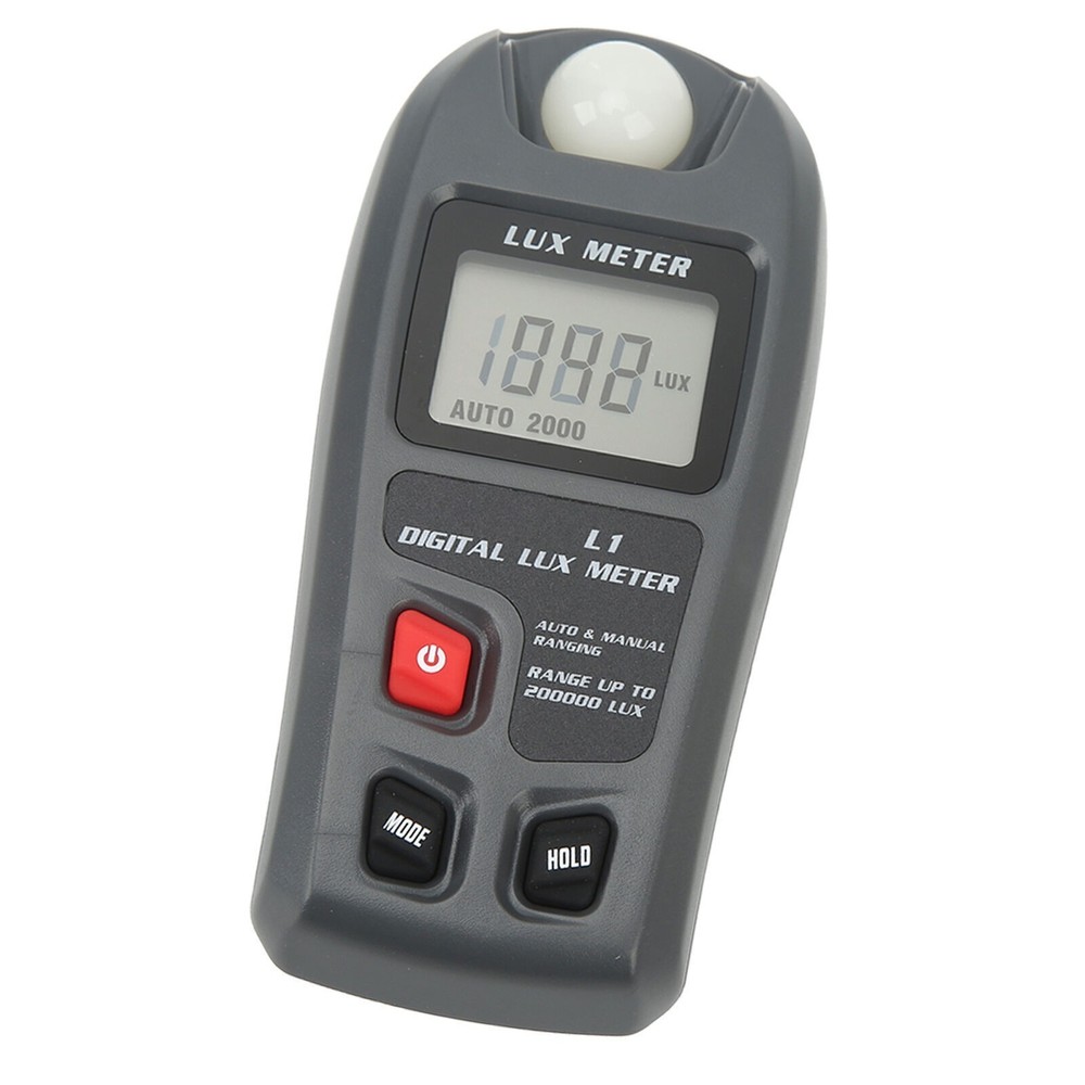 Digital Light Meter Illuminance Tester Luxmeter Illuminometer Auto Shutdown LCD