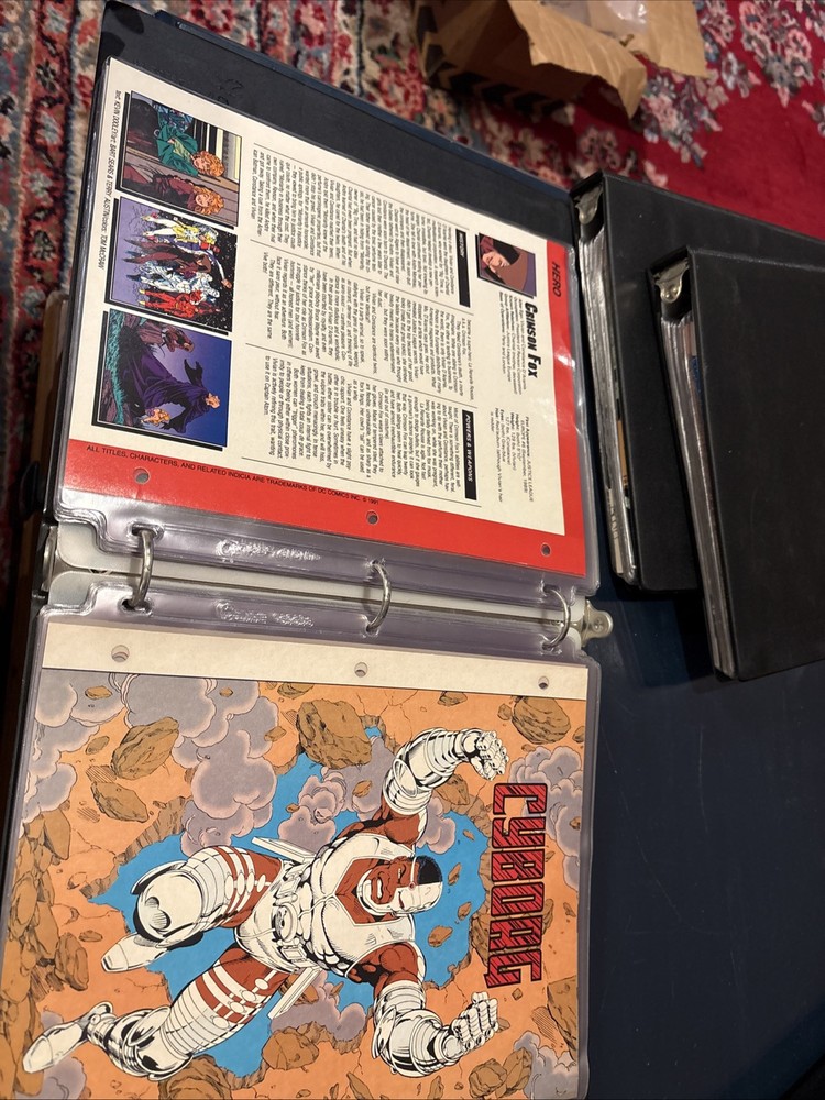 Comic Book Bio Binder