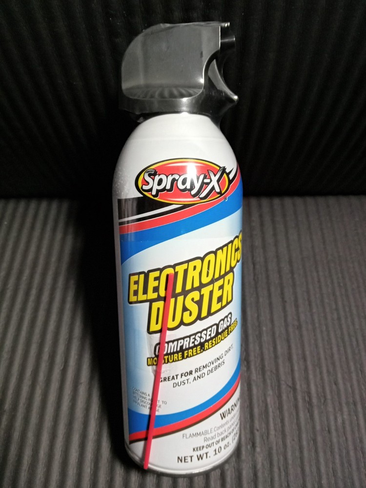 (2x) Spray-X Electronic Duster Compressed Gas 10oz