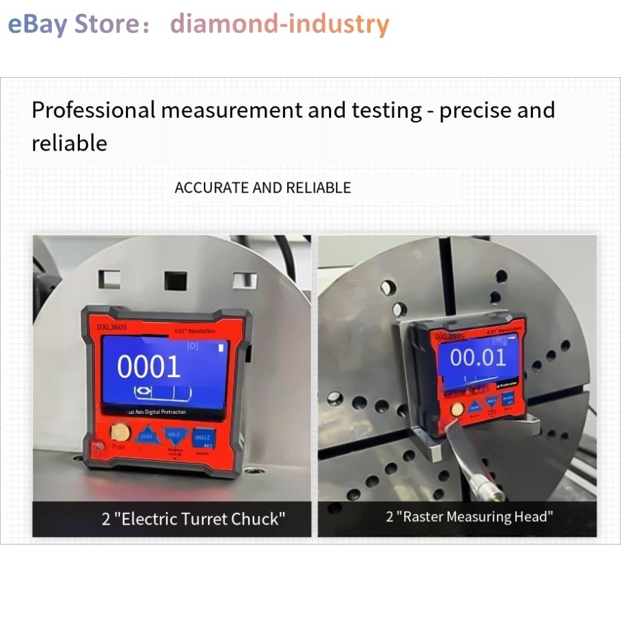 High Precision DXL360S Inclinometer Dual axis Digital Display Angle Ruler