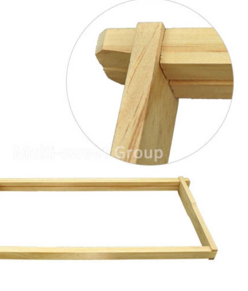 Bee Hive Langstroth Deep Beehive Kit, 10 Frames +10 foundation + 1 deep box