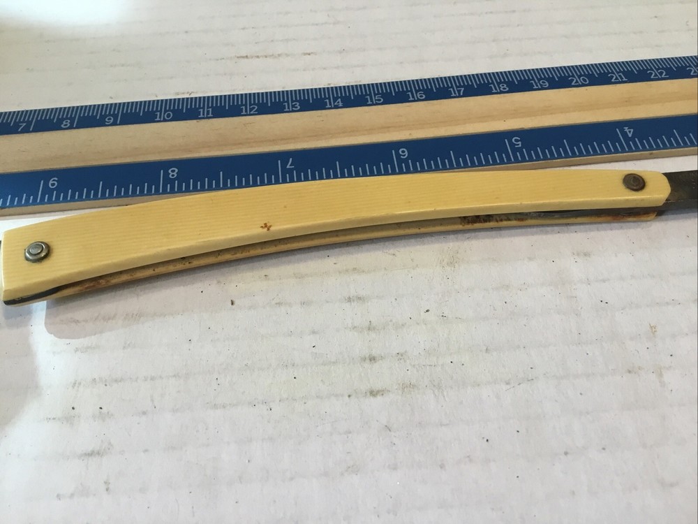 Vintage Spike Straight Razor Olean N.Y.