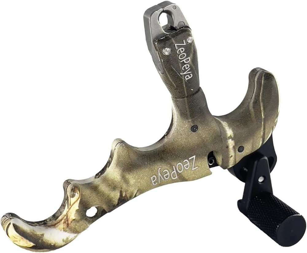 NoxDyn Camo Bow Release for Compound Bow, 4-Finger Archery Release 360° Rotat…