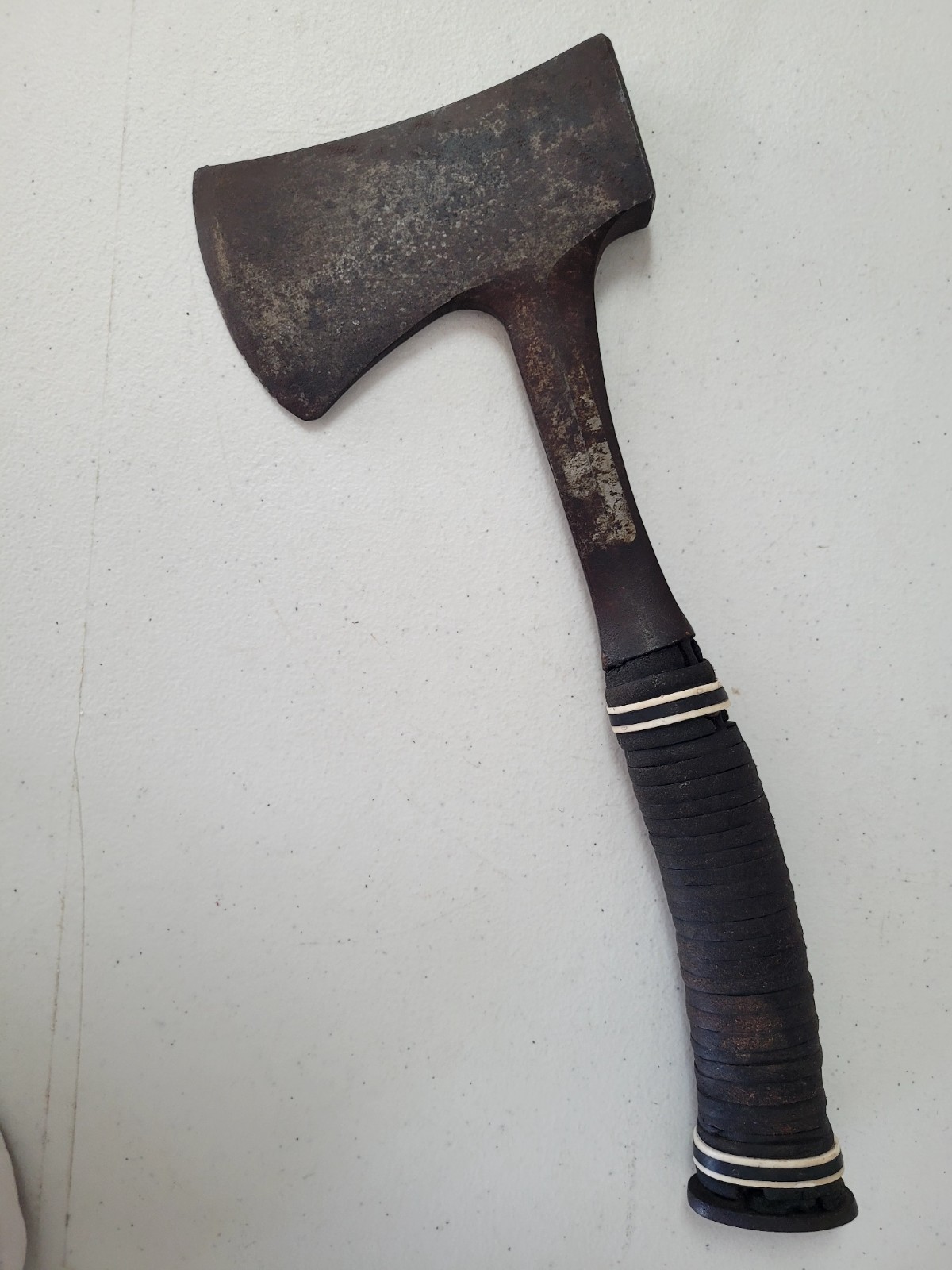 Vintage ESTWING Hatchet USA with Leather Stack Handle 13"