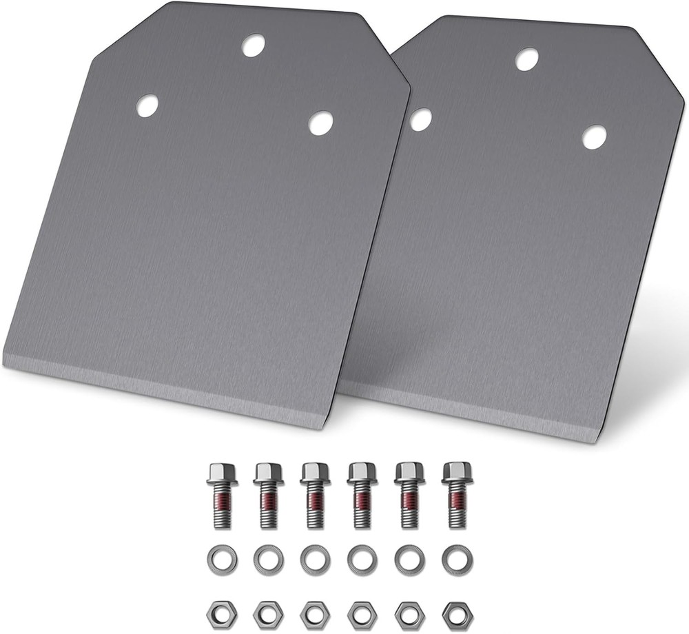 2 Pcs SDS Plus Floor Scraper Replacement Blades with Bolts Nuts and Washers