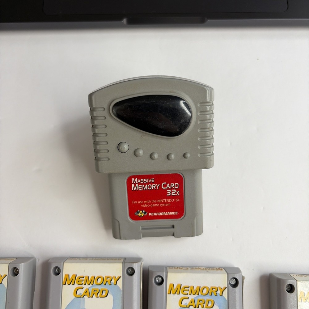 Memory Card Plus Lot Bundle Nintendo 64 N64 by Performance