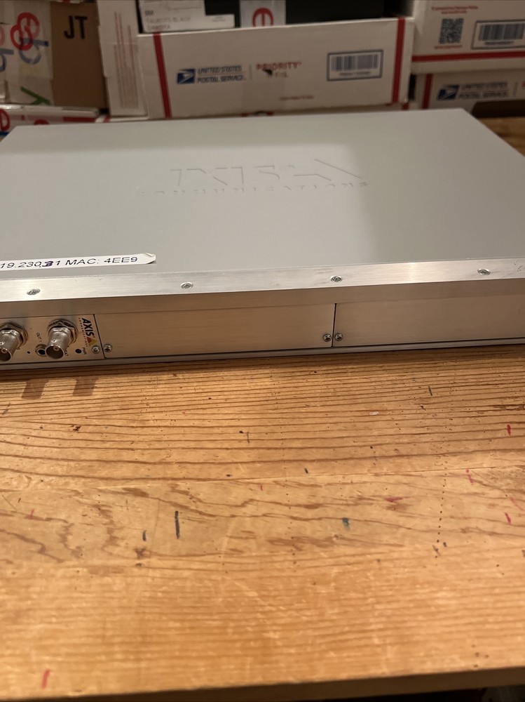 Axis 291 1 U Video Serv Rack 0267-001-05 with Encoder Blade Tested & Working
