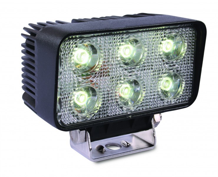 HEAVY DUTY 18 Watt LED Flood Light- Work Light  Rectangular-WL18RCT-V2