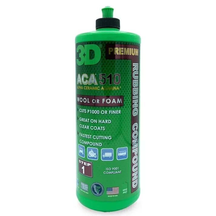 3D ACA 510 Pro Grade Rubbing Compound 32 Ounce 510OZ32