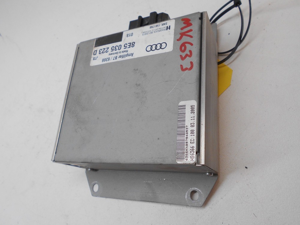 2006 Audi A4 SDN Audio System Amplifier OEM 8E5035223D LK0661