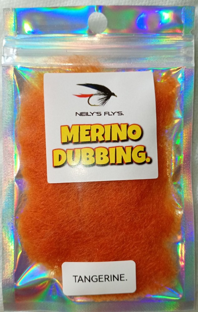 MERINO DUBBING Tangerine.